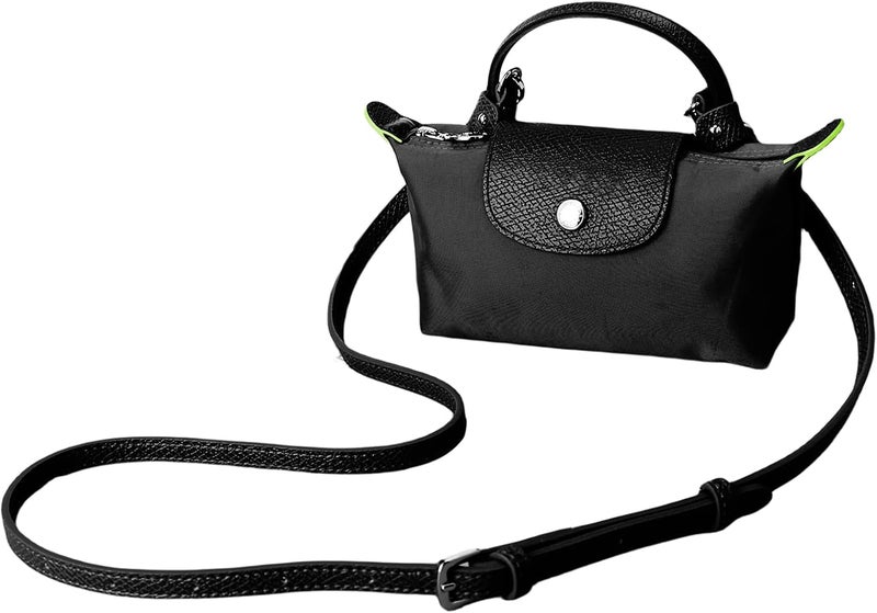 KOMHPS Purse Straps Replacement, Leather Handbag Crossbody Shoulder Strap Kit Adjustable for Mini Longcamp Tote Bag Women - Image 4